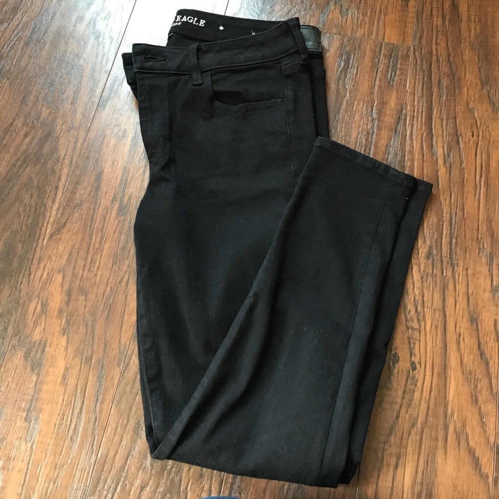 American eagle black jeggins